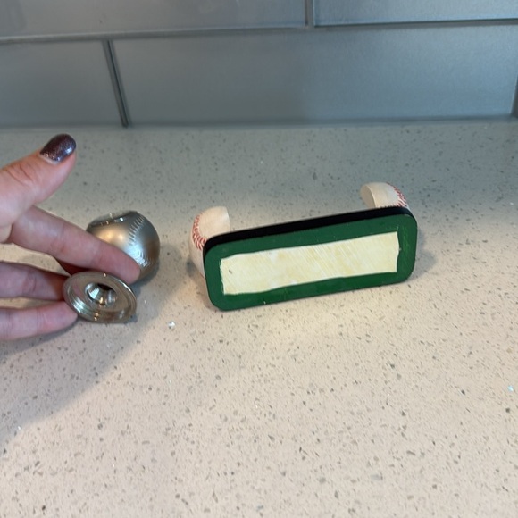 🏴 Vintage Baseball clock and business card holder - Picture 8 of 8